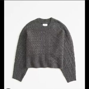 Abercrombie Cable Crew Dolman Sweater